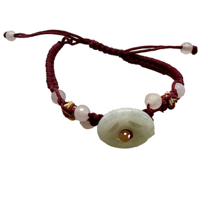 🍭6/$30 Adjustable beaded red bracelet